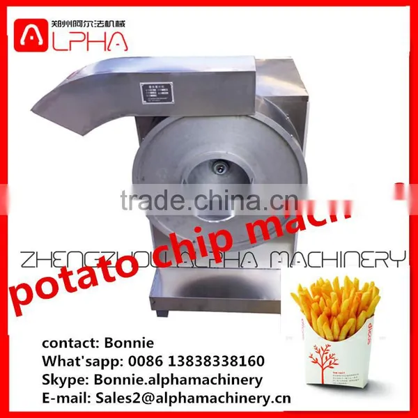 High Efficiency Electric Slip Potato Chips Cutting Machine/fresh Potato Chips Cutter Machine photo-4
