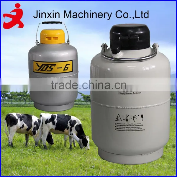 Cryogenic Liquid Nitrogen Tank YDS-6 Dewar Flask 6Litres Semen Storage Container
