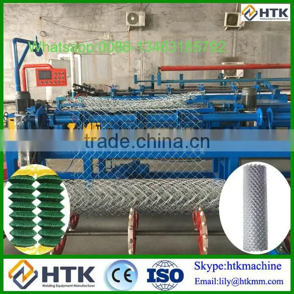 HTK Factory Automatic Single Wire Chain Link Fence Machine Easy Operated photo-2