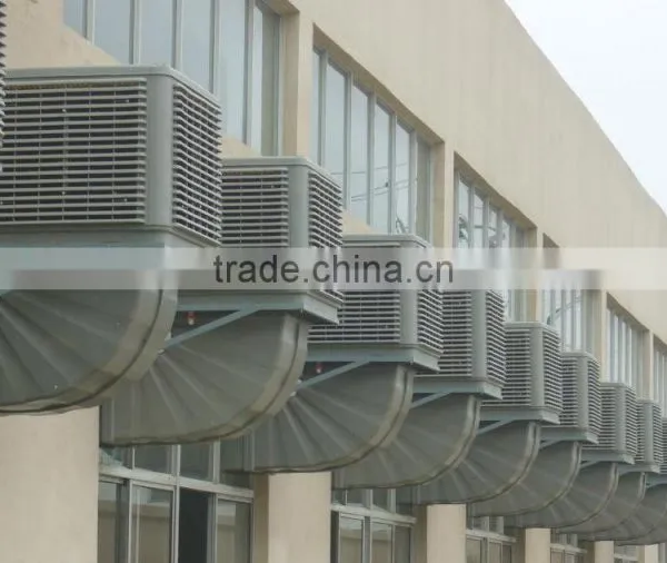 Hangyu 100% Quality Honeycomb Cooling Pad Evaporative Air Cooler Industrial Air Conditioner Propeller Wet Air Cooler photo-4