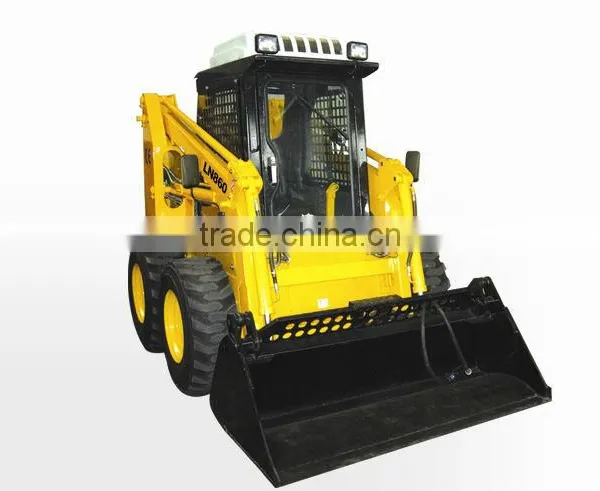 Skid Steer Loader(850kg+60hp+0.5m3+Imported Hydraulic System)