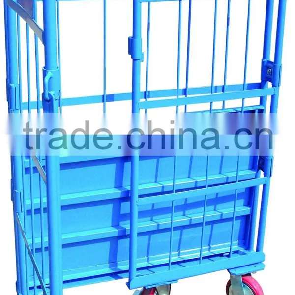 Wire Container Type and Heavy Duty Scale Evergreat Collapsible Rolling Metal Storage Cage photo-4