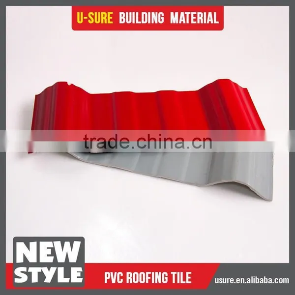 International Tile Trapezoid Roof Tile Pvc Resin Roof Materials