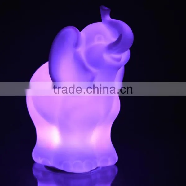 LED Small Elephant Night Light for Nursery photo-3