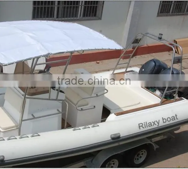 Hot Sale Fiberglass Hull Yacht Boat RIB830A photo-4