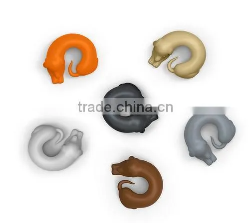 Silicone Dachshund Dog Wine Glass Markers photo-3