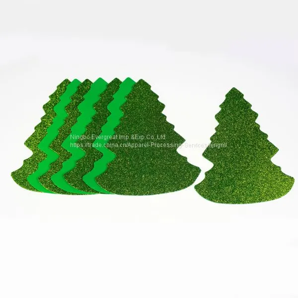 Glitter Chirstmas Tree Foam Sticker photo-2