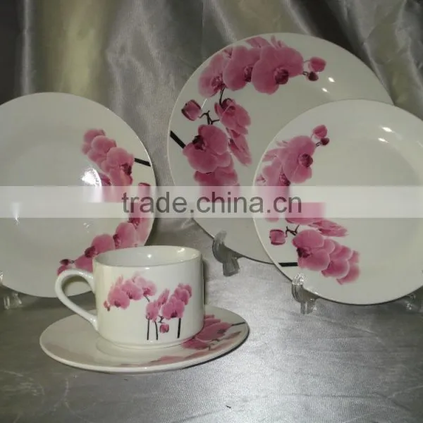 New Printing 20pcs Ceramic Dinner Set With Decal photo-4