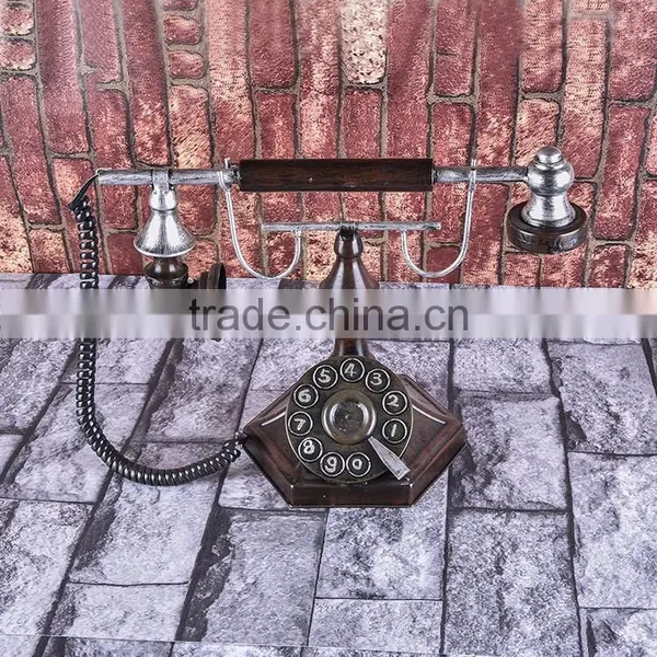 Custom Made Metal Classical Telephone for Home Decor photo-2