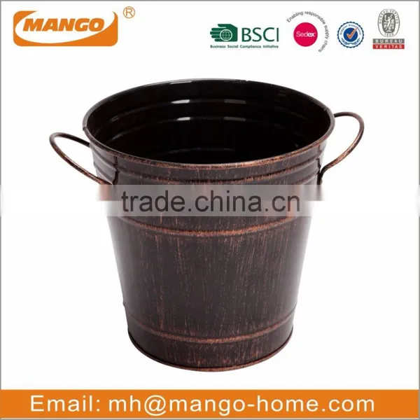 Hanging Galvanized Paint Metal Bucket photo-5