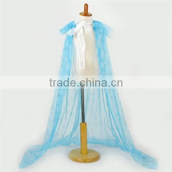 New Arrival Candy Color Snowflake Custom Cutting Baby Girl Evening Dress Cape photo-2