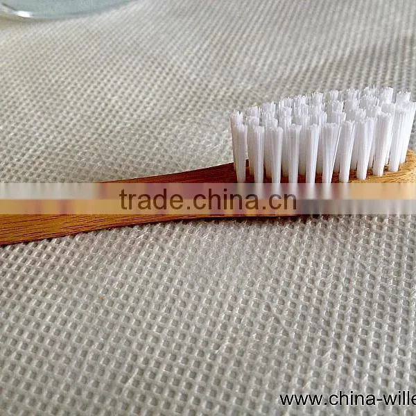 Hotel Use Bamboo Toothbrush, Bamboo Handle Toothbrush photo-5