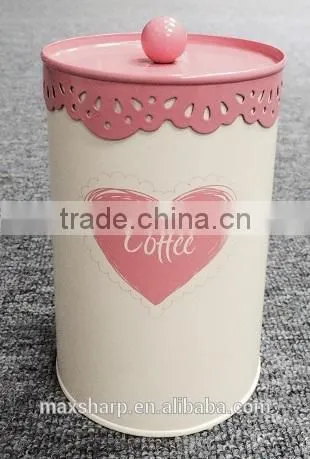 Set of 3 Heart Shape Canister photo-3