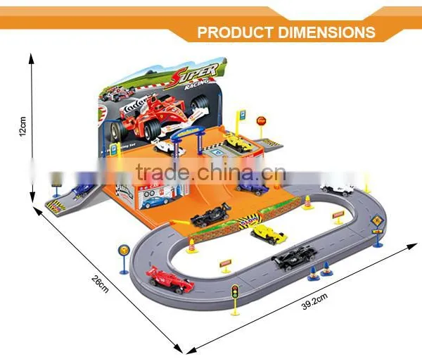 DIY Kid Parking Toy Super Garage Playset photo-5
