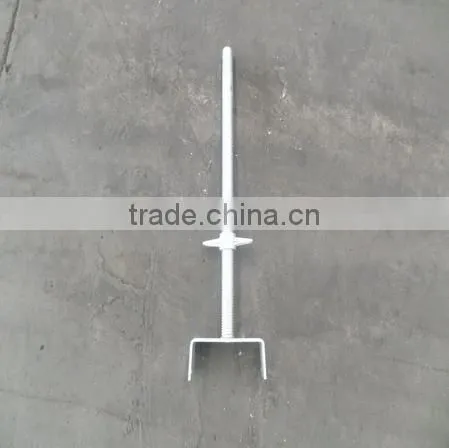 Adjustable Steel Scaffold Hollow Universal Base Jacks photo-2