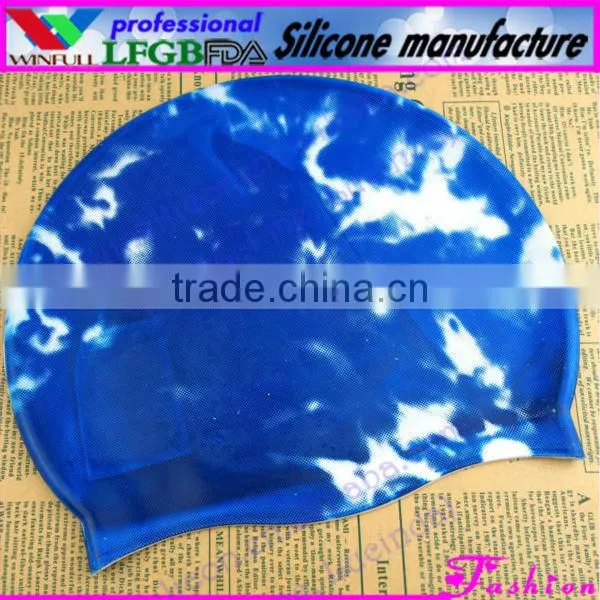 Silicone Swimwear/swimming Caps/silicone Swim Hats(FDA, LFGB) photo-5