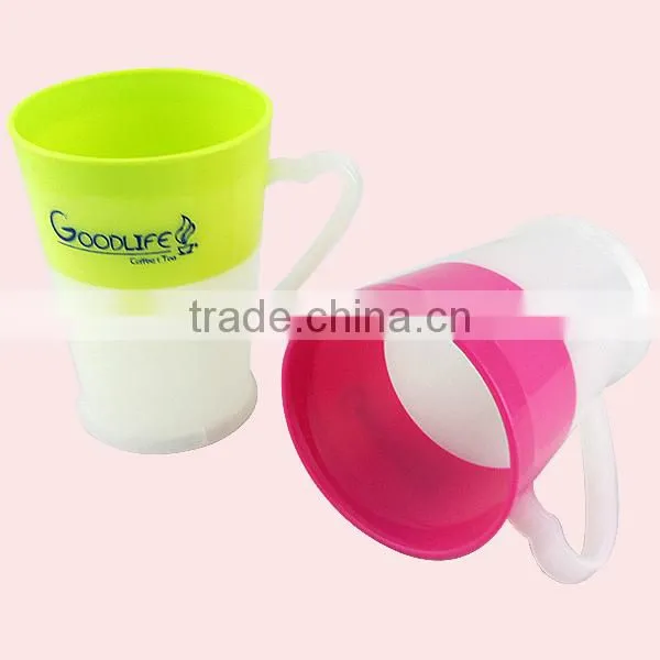 350ML Cup Plastic pp With Two Color photo-5