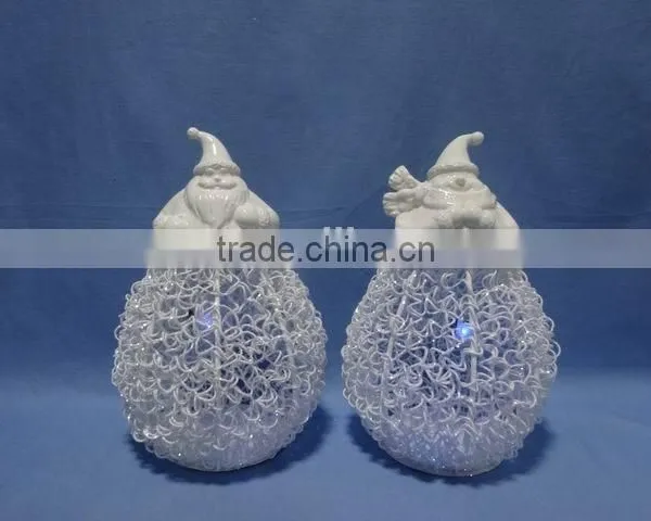 Owl Decorations Porcelain With Iron XMAS Decorations photo-4