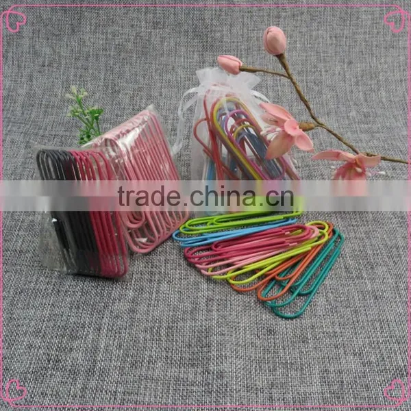 100mm Giant PET Coated Colorful Metal Paper Clip Stationery photo-6