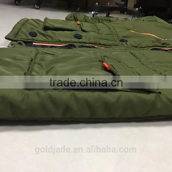 2016 Wholesale Winter Clothing Men Style Fashion Custom Casual Thick Army Green Winter Down Jacket Men photo-5