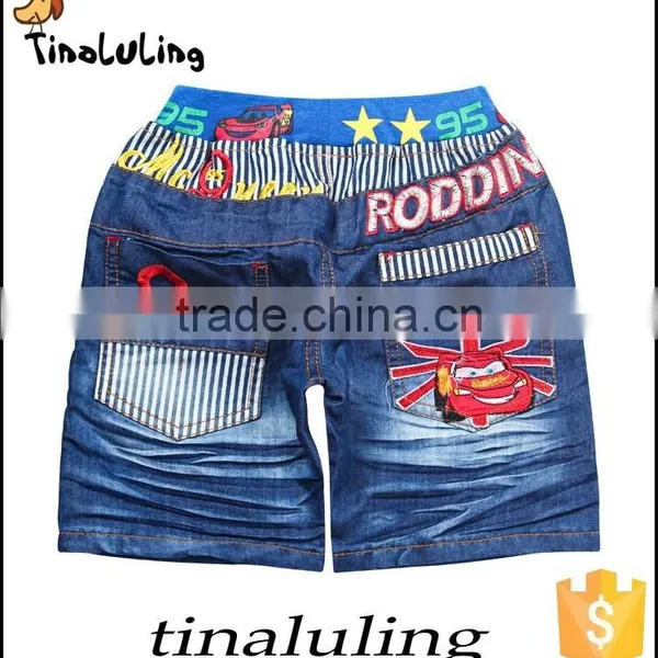 Children's Summer Short Denim Jeans Boys Fashion Pants photo-2