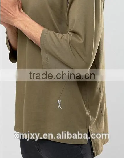 2016 Fashion Men Tee t Shirt Men Embroidery Technique Custom T-shirt photo-3