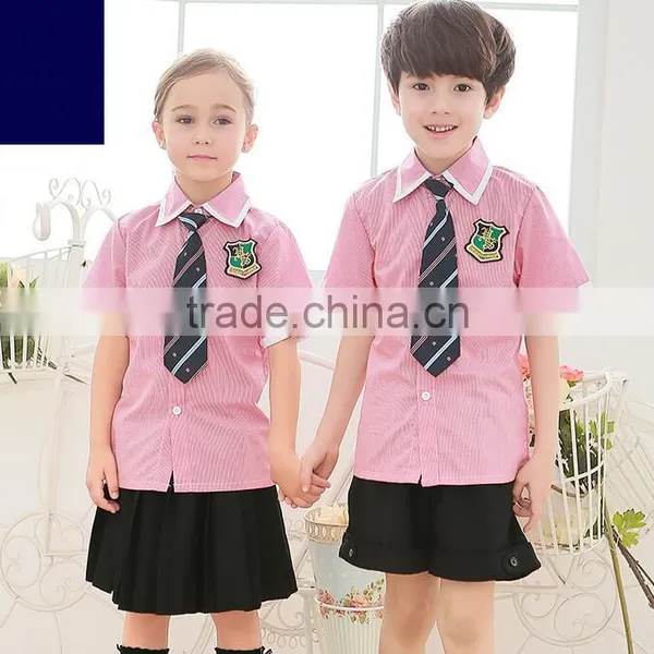 Custom Nice Latest Design Boys and Girls School Uniform Shirts Wholesale photo-3