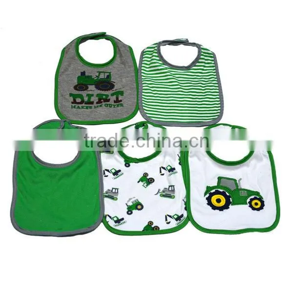 2016 China Supplier Baby Boy Bibs 100% Cotton photo-3