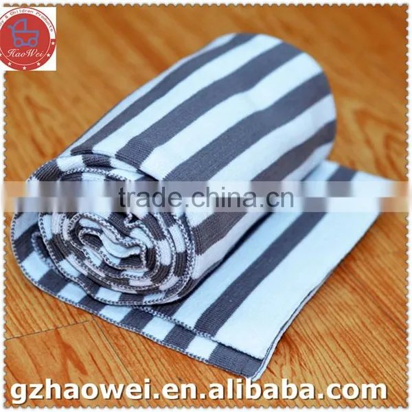Stripe Style Knit Baby Blanket photo-6