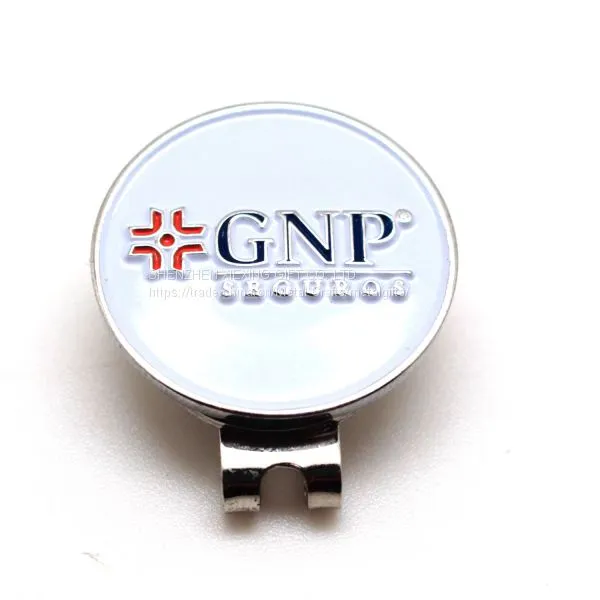 Custom Magnetic Golf Cap Clip Ball Marker Holder