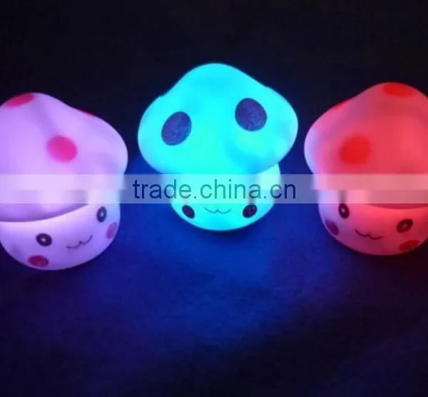 Lovely Baby Sleeping Safe Night Lamp LED Small Colorful Mushroom Light Lamps for Kids photo-4
