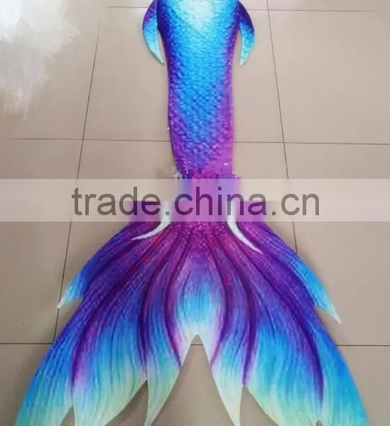 Kids Swimmable Mermaid Tails Swimming Mono Fin photo-5
