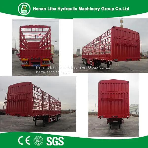 Best Seller in South Asia Stake/Cargo Semi Trailer Animal Transport Trailer photo-5
