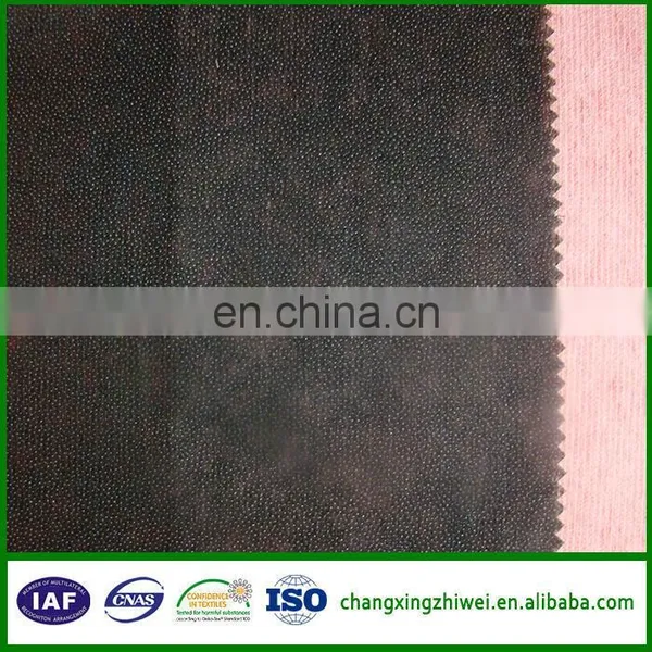 Black Non-woven Fusible Interlining Paper Interlining photo-2