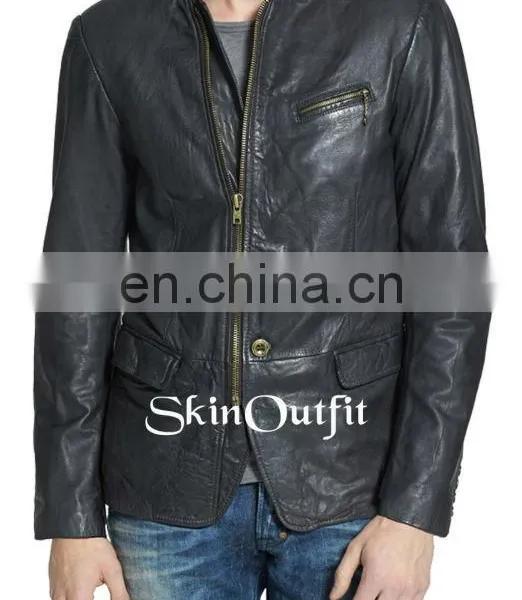 Mens Leather Blazers