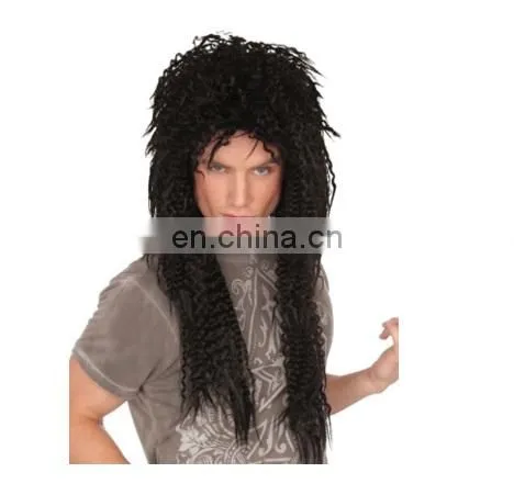 Halloween Carnival Party Hard Rocker Wig for Adults photo-4