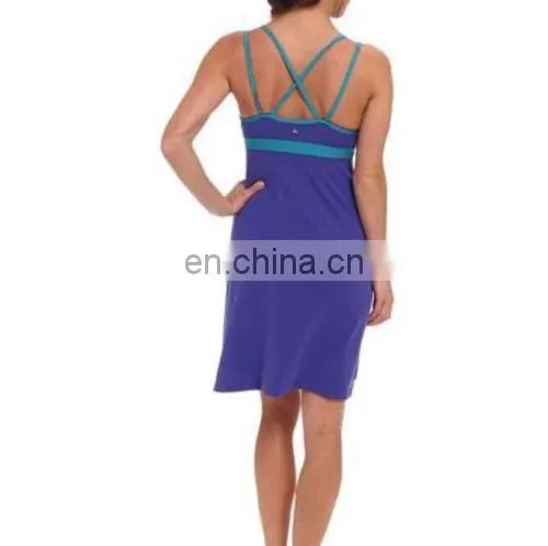 Plus Size Women Clothing Fitness Yoga Tennis Tank Bra Sports Dress photo-2