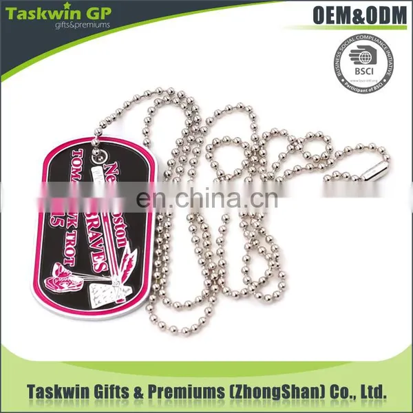 High Quality Cheap Customized Wholesale Military Dog Tag With Ball Chain photo-3