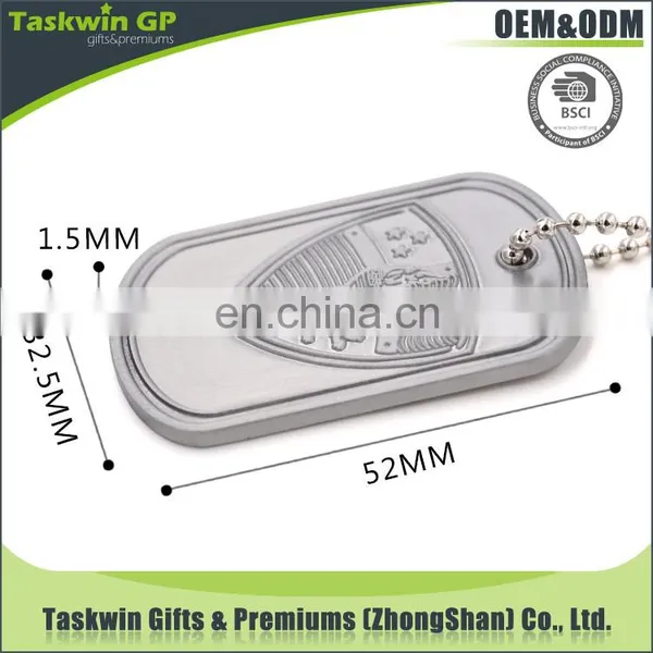 Aluminium Design Have Your Own Logo Dog Tag With Chain Necklace for Promotion photo-6