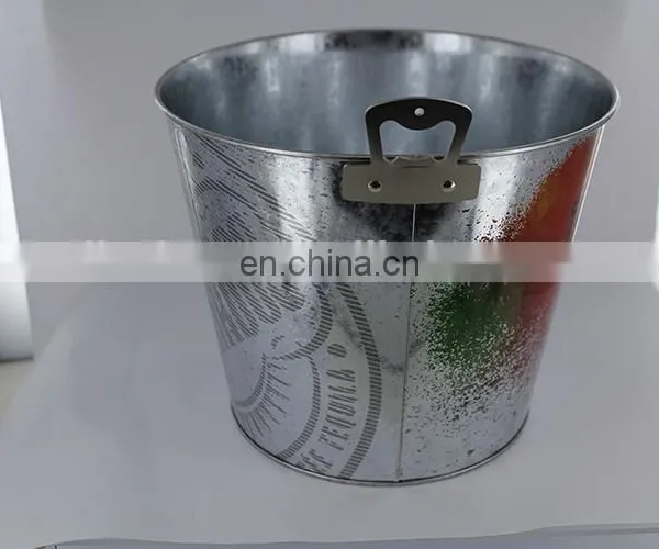 Wholesale Cheap Large Metal Ice Bucket With Bottle Opener photo-5