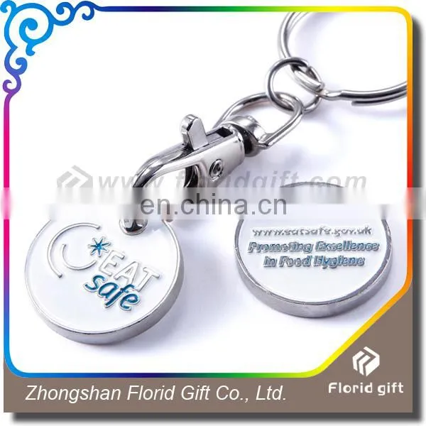 Hot Sale Shopping Cart Trolley Token Coin Holder Keychain photo-6