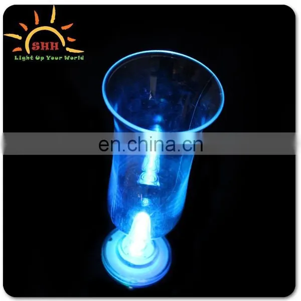 Bar Accessary Decorating Idea Led Hurricane Glass Plastic for Party photo-4