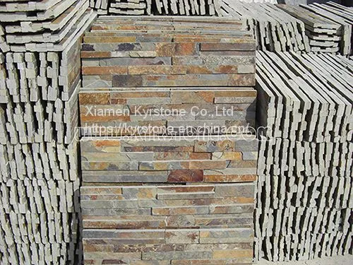 KYRSTONE Natural Rusty Slate Culture Stone for Interior & Outside Wall Panels roofing