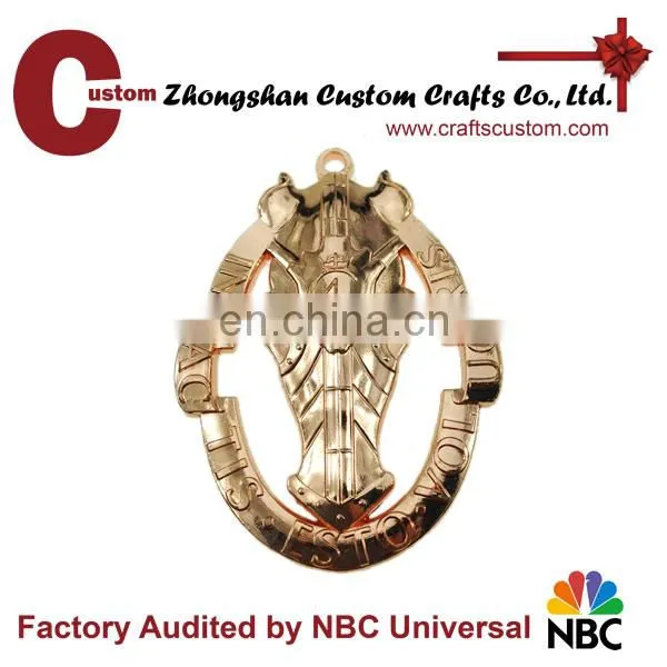 Promotional New Products Expert Factory Custom 3D Design Blank Gold Finish Medal photo-3
