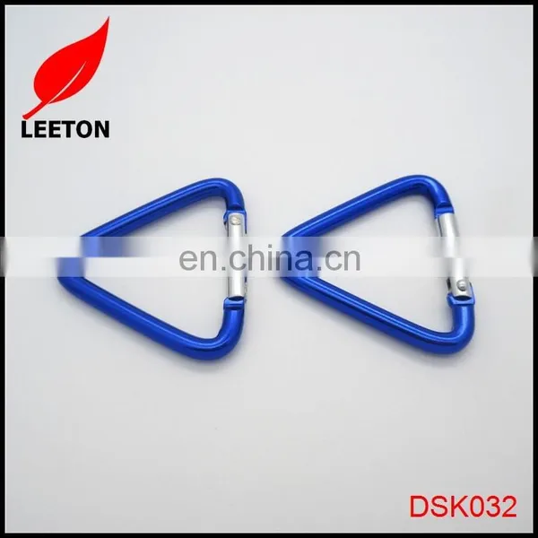 Factory Supply Aluminum Triangle Carabiner Hook Keychain photo-5