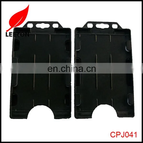 Factory Supply Two Sided Vertical Rigid ID Badge Holder photo-3