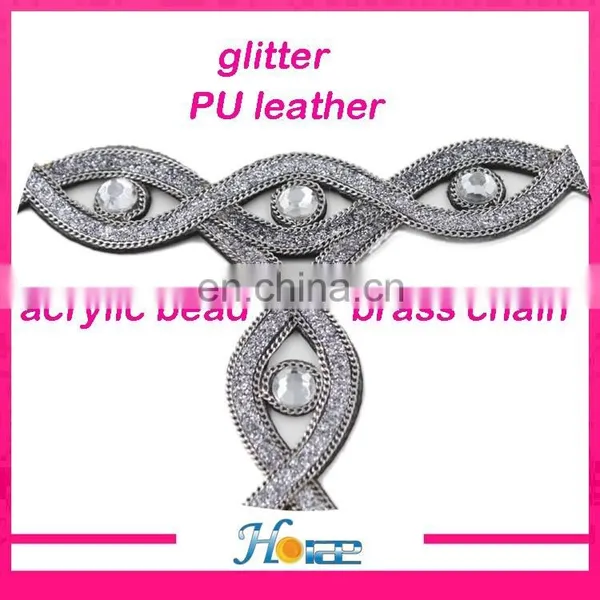 Wholesale Hotselling PU Leather Women Shoe Decoration Sandal Slipper Accessory photo-4