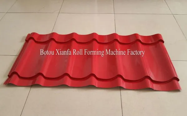 Double Layer Roofing Step Tile Making Machine photo-5