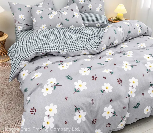 Autumn and Winter Thickened Cotton Sanded 4pcs Bedding Set photo-3