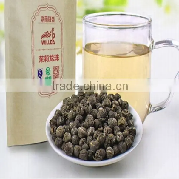 Best Handmade Chinese Jasmine Pearls Tea,Good Tasty and Popular Selling Jasmine Dragon Pearls photo-3